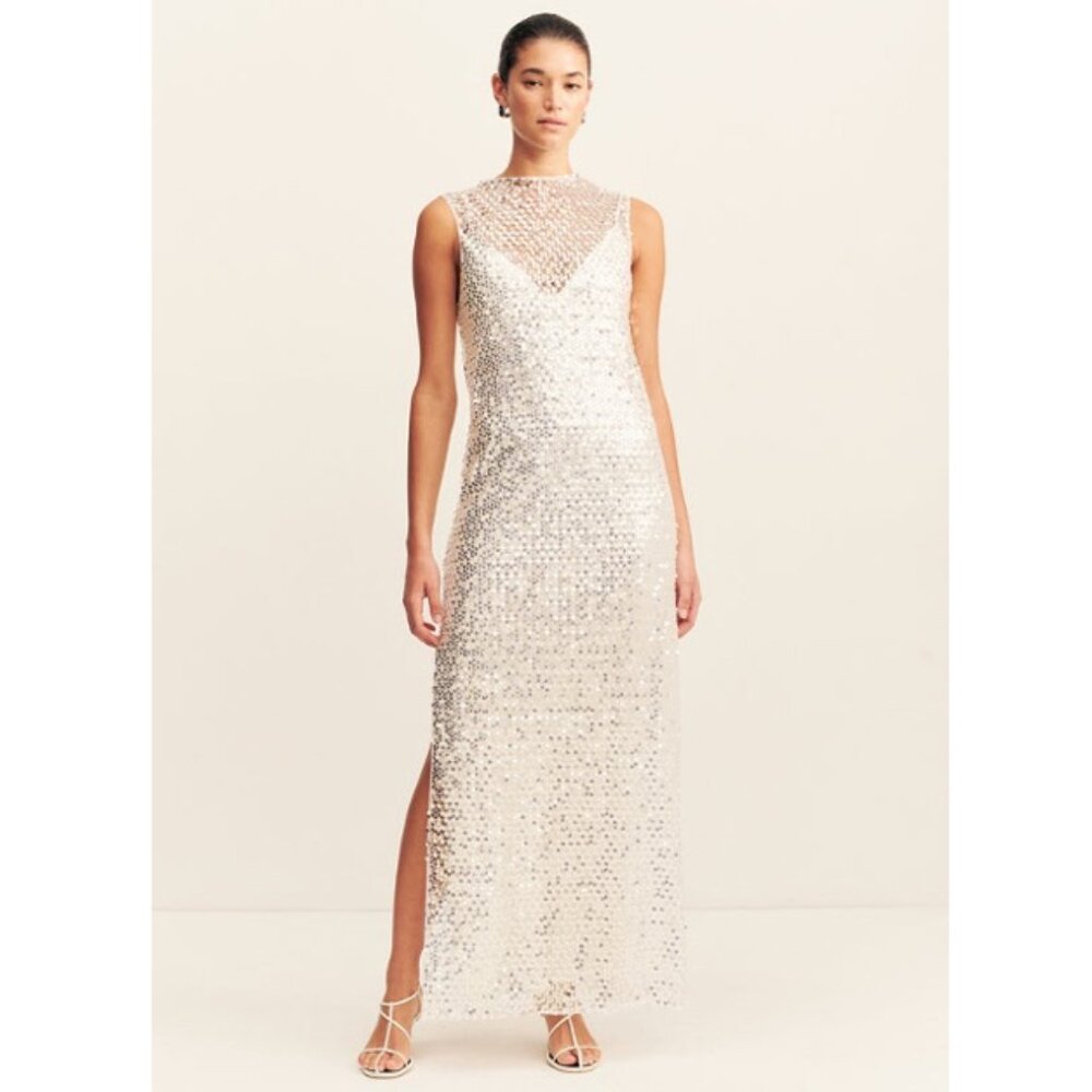 Shona Joy Asteri High Neck Maxi Dress